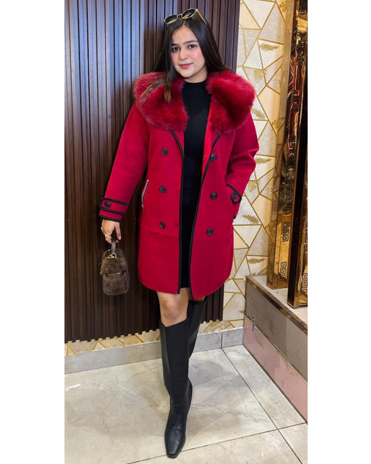 FUR TRENDY COAT
