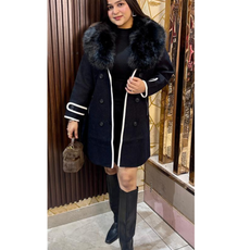 FUR TRENDY COAT