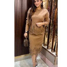 SOFIA-WOOLLEN SKIRT SET