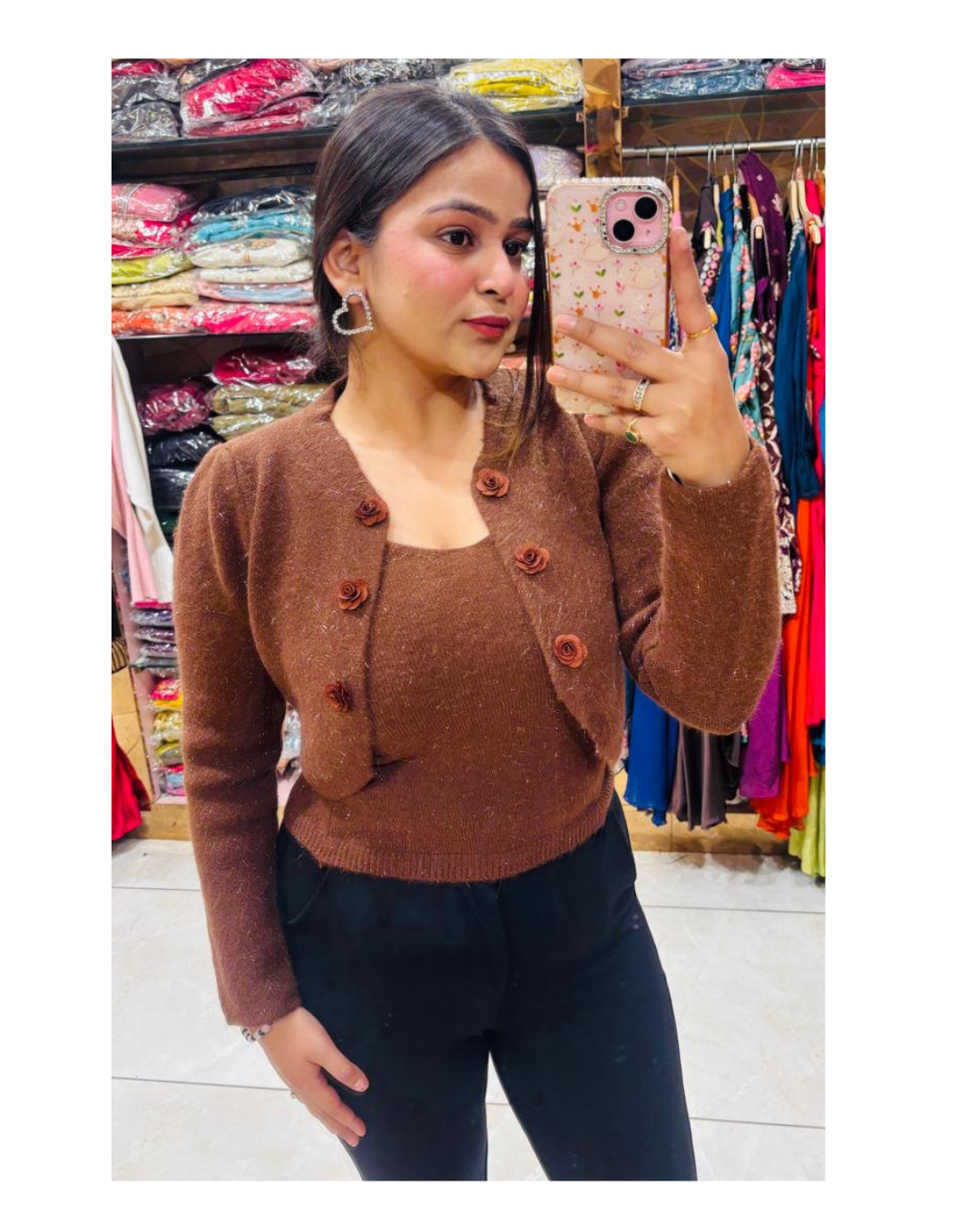 ZOYA-SHRUG WITH INNER