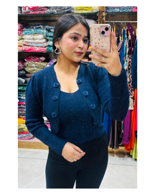 ZOYA-SHRUG WITH INNER