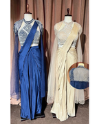 DRAPE SAREE WITH CAPE