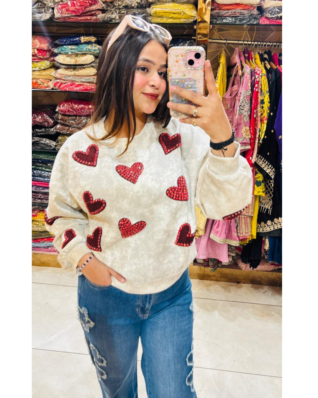 HEARTBEAT SWEATSHIRT