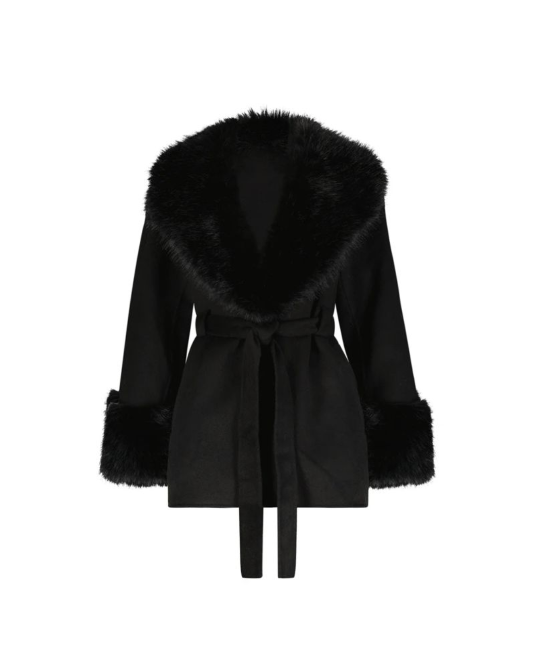FUR COATS WITH DEATTCAHBLE FUR
