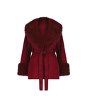 FUR COATS WITH DEATTCAHBLE FUR