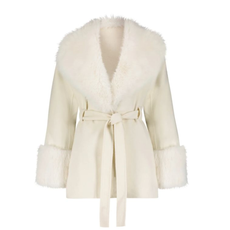 FUR COATS WITH DEATTCAHBLE FUR