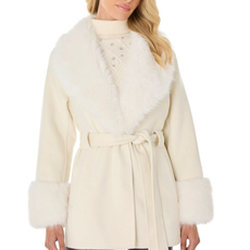 FUR COATS WITH DEATTCAHBLE FUR