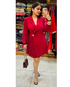 koko-pleated dress