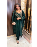 SIMMY-GREEN VELVET SUIT