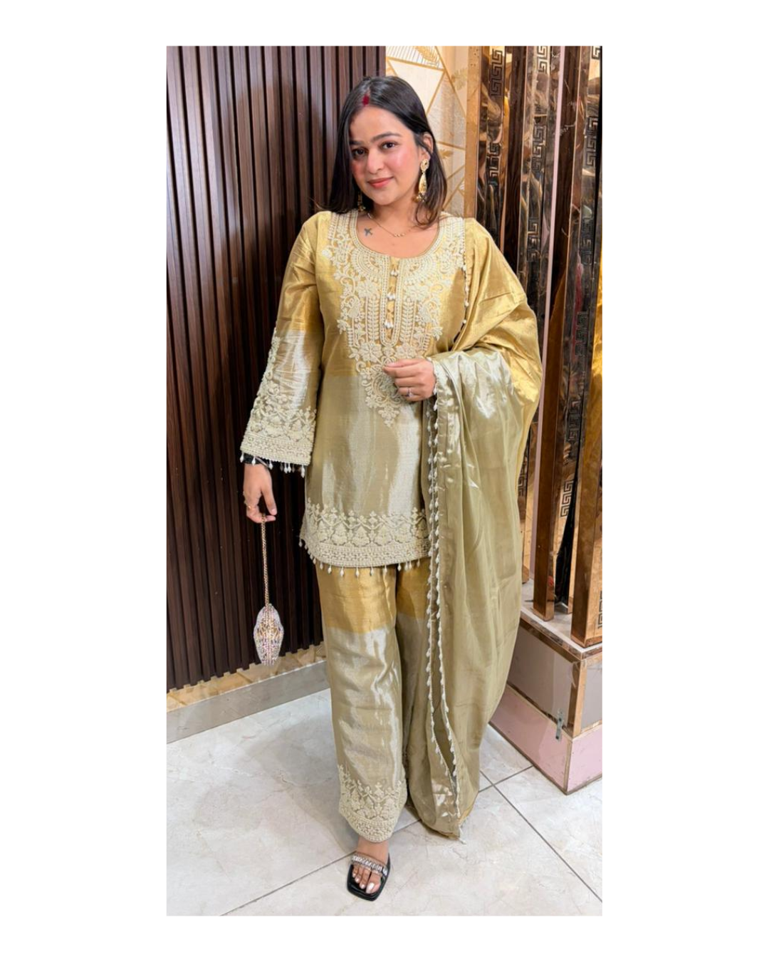 SHREYA-CLASSIC GOLD BLUES