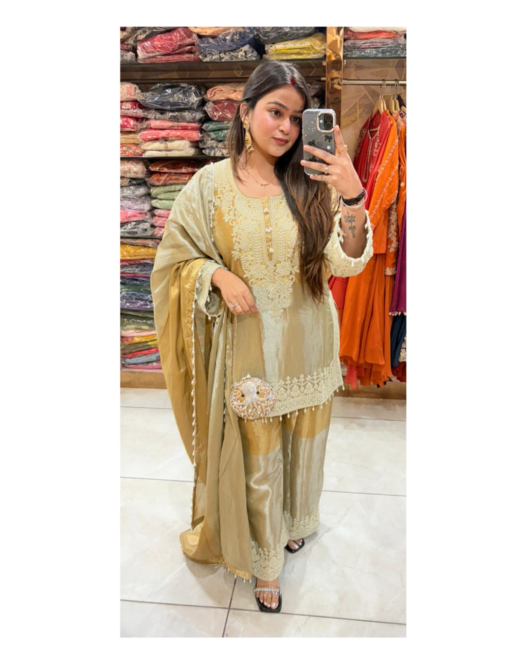 SHREYA-CLASSIC GOLD BLUES