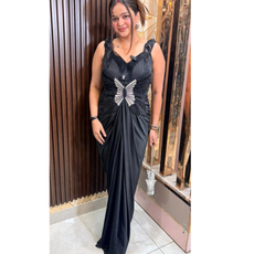 BUTTERFLY-LYCRA GOWN