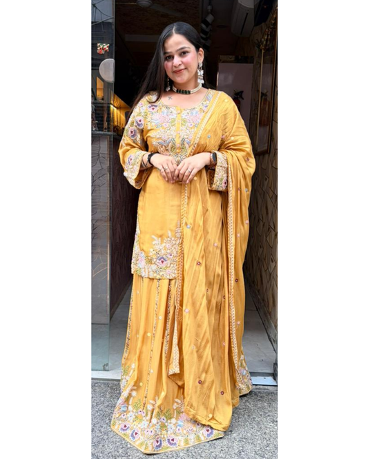 surajmukhi-skirt set