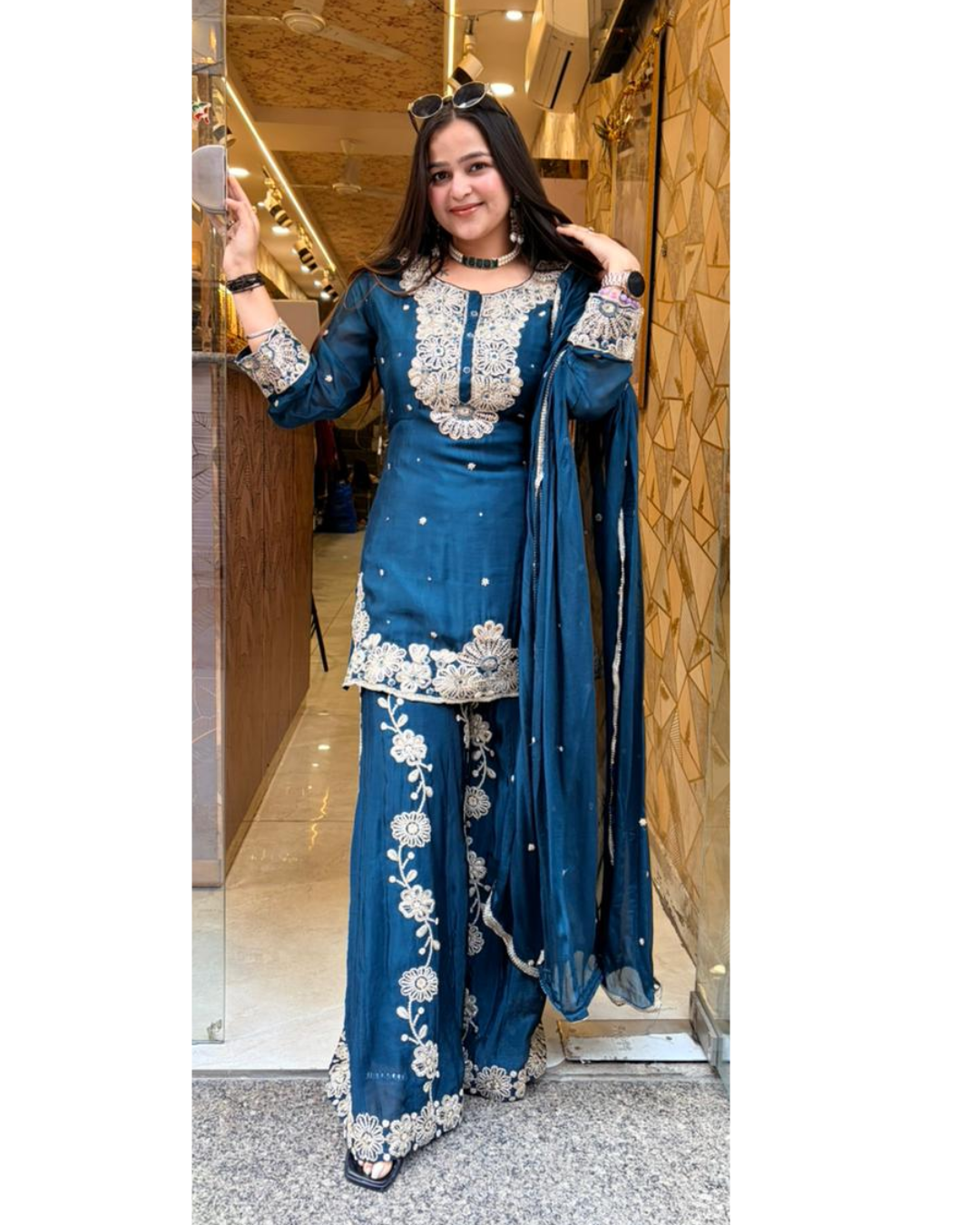 kashish-plazo set