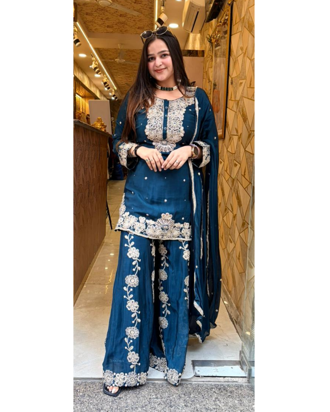 kashish-plazo set