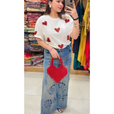 LOVER-STUDDED TEE