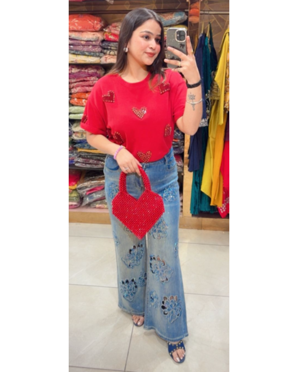 LOVER-STUDDED TEE