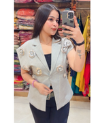 FLO-BLAZER TOP