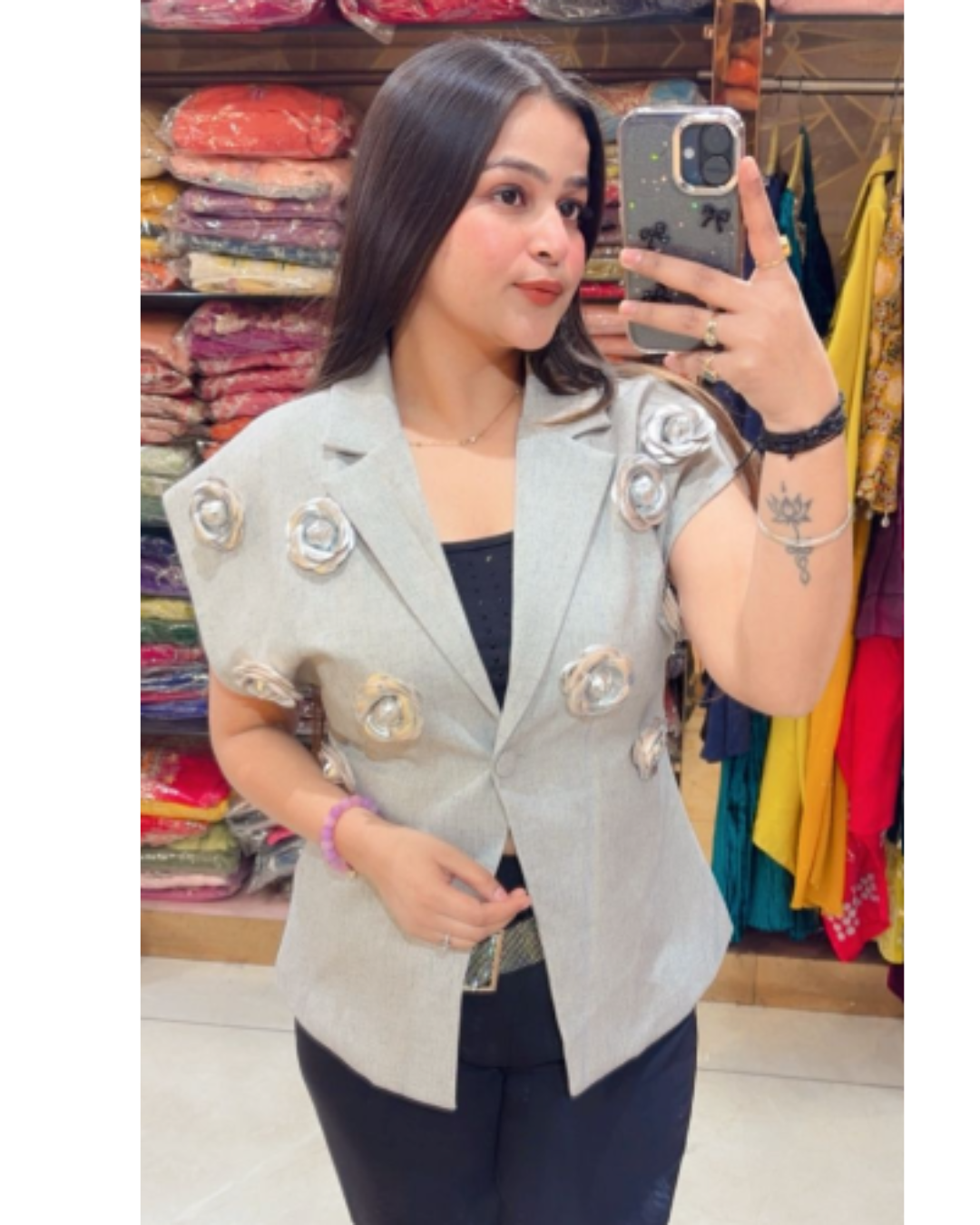 FLO-BLAZER TOP
