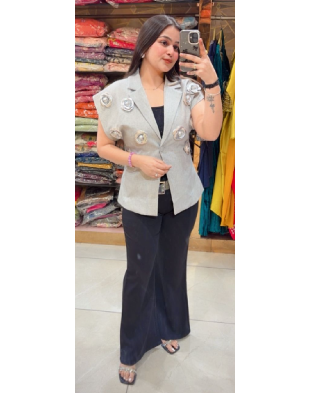 FLO-BLAZER TOP