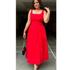 ROSE-COTTON DRESS