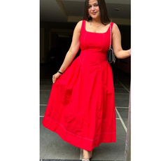 ROSE-COTTON DRESS