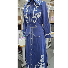 TISHA-COTTON LINEN SKIRT SET