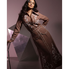 TISHA-COTTON LINEN SKIRT SET