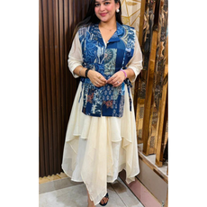 JOGI-COTTON DRESS WITH SHRUG