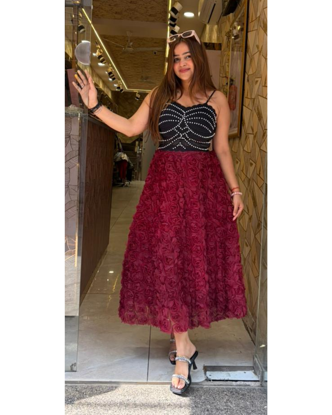 FLORAL-SKIRT