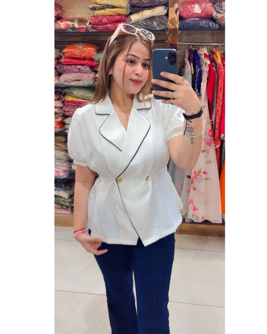 "ROCA"- BLAZER TOP