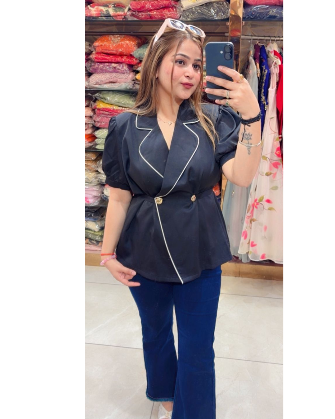 "ROCA"- BLAZER TOP