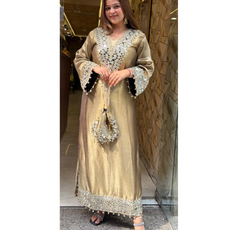 "KARSHIMA"- LONG DRESS WITH POTLI