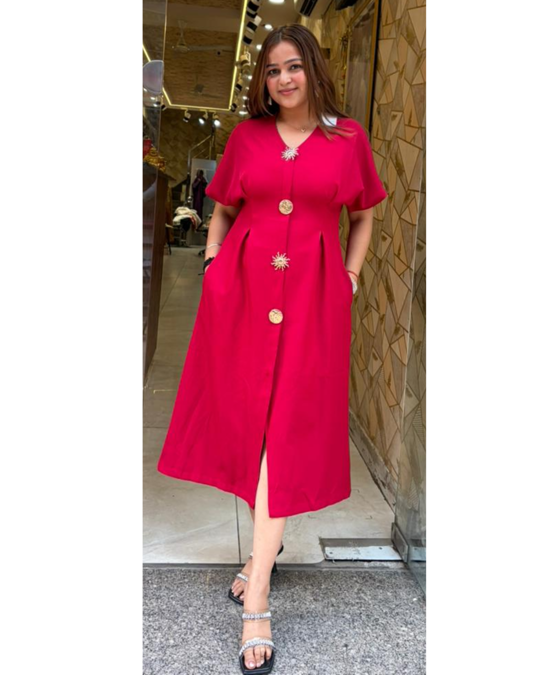 SIKHA-DRESS WITH CHARMS