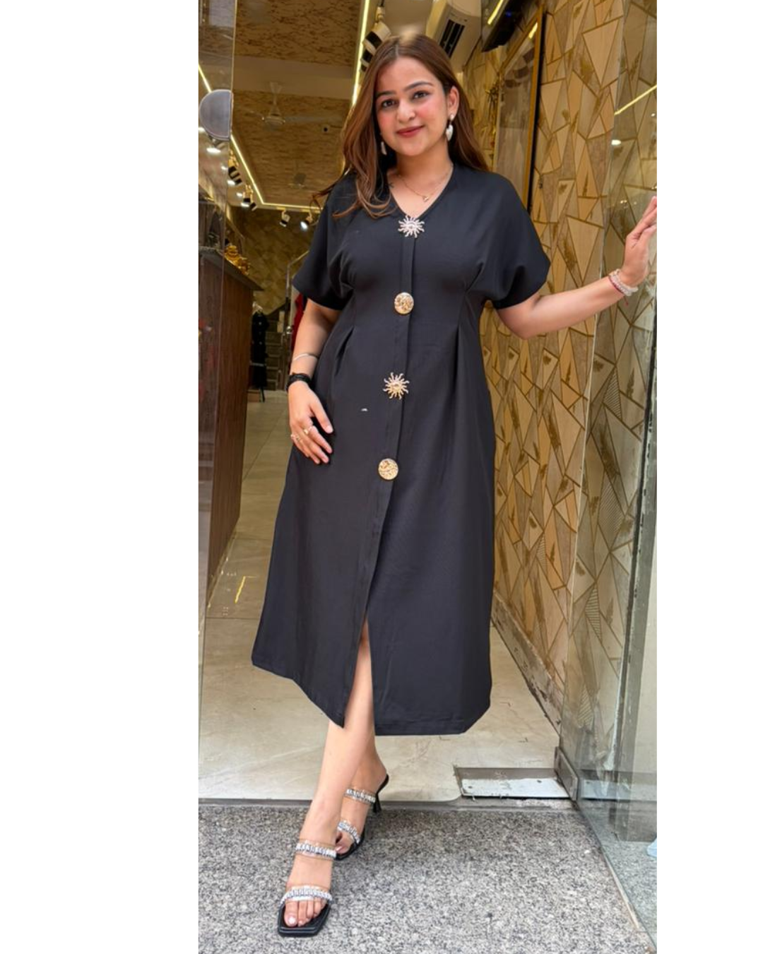 SIKHA-DRESS WITH CHARMS