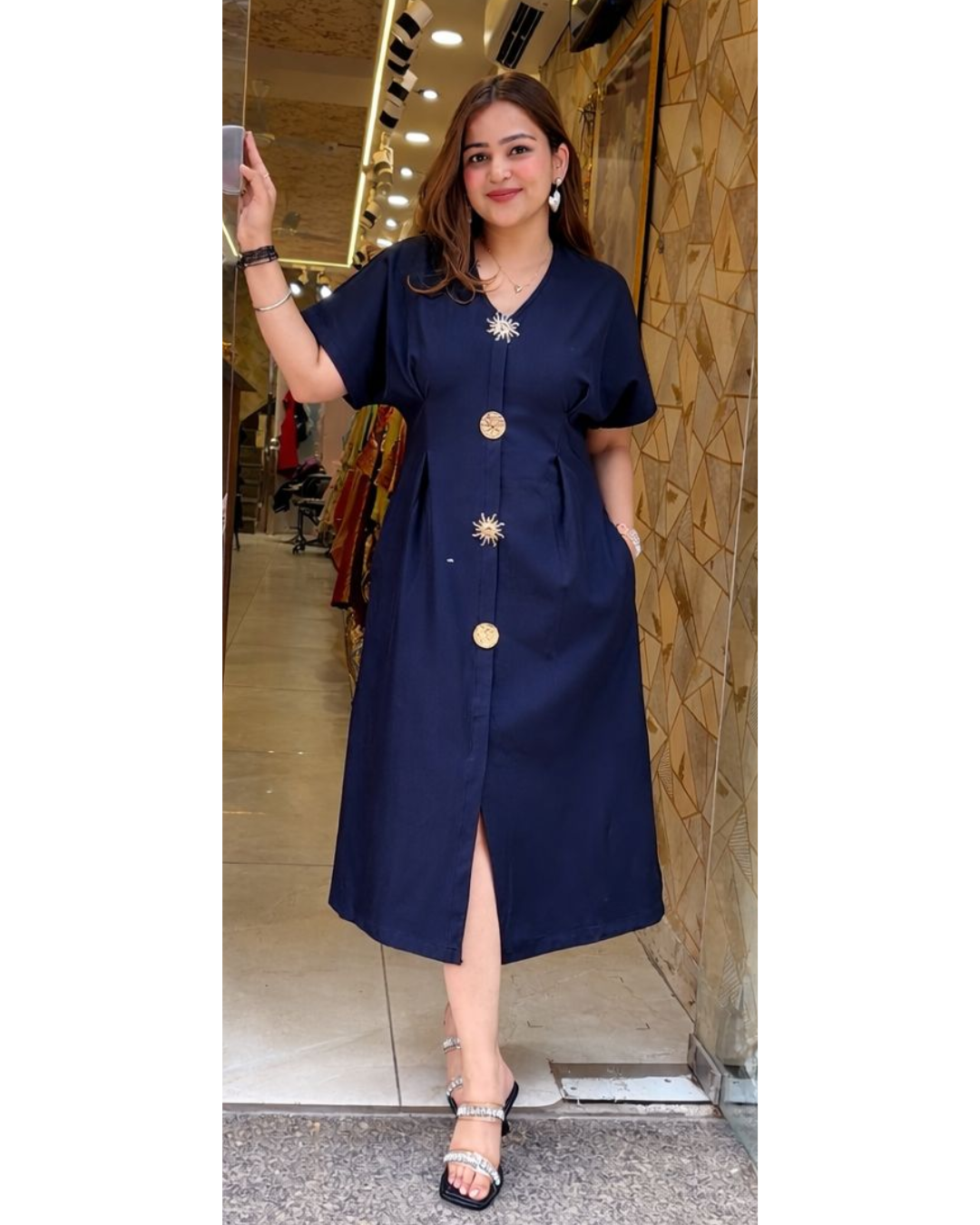 SIKHA-DRESS WITH CHARMS