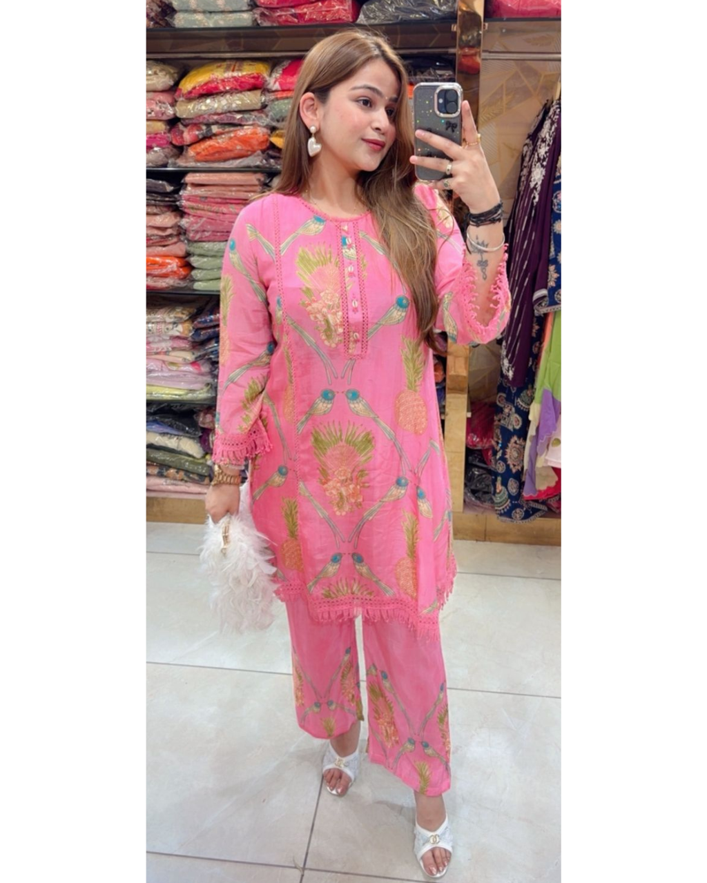 "SEEMA"-MUSLIN CORDSET