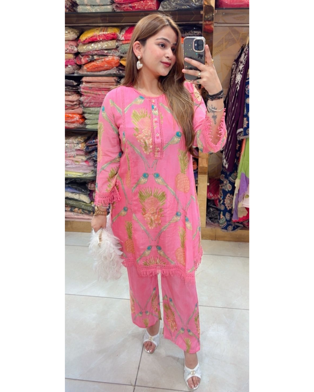 "SEEMA"-MUSLIN CORDSET