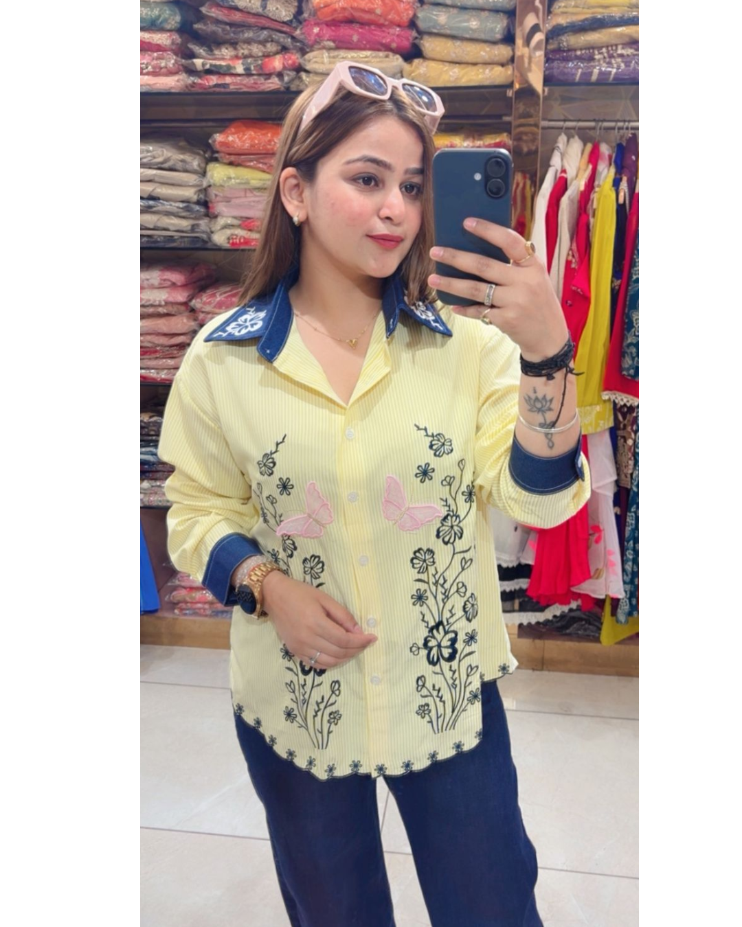 'DIKSHA"- COTTON SHIRT