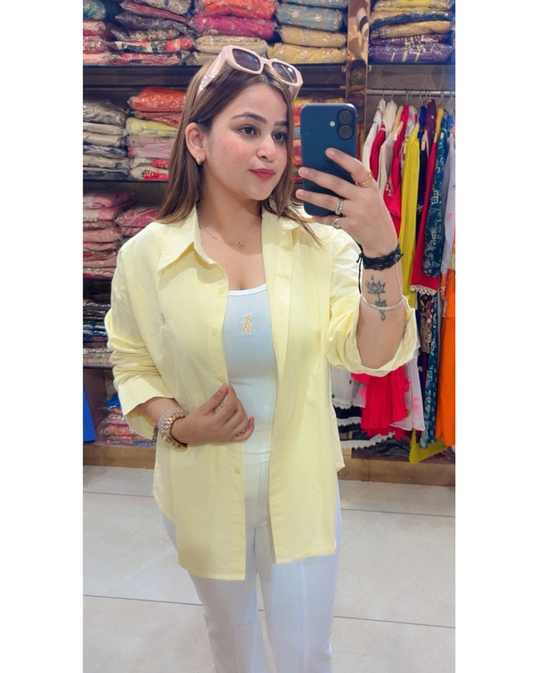 "TIRA"-SHIRT WITH INNER