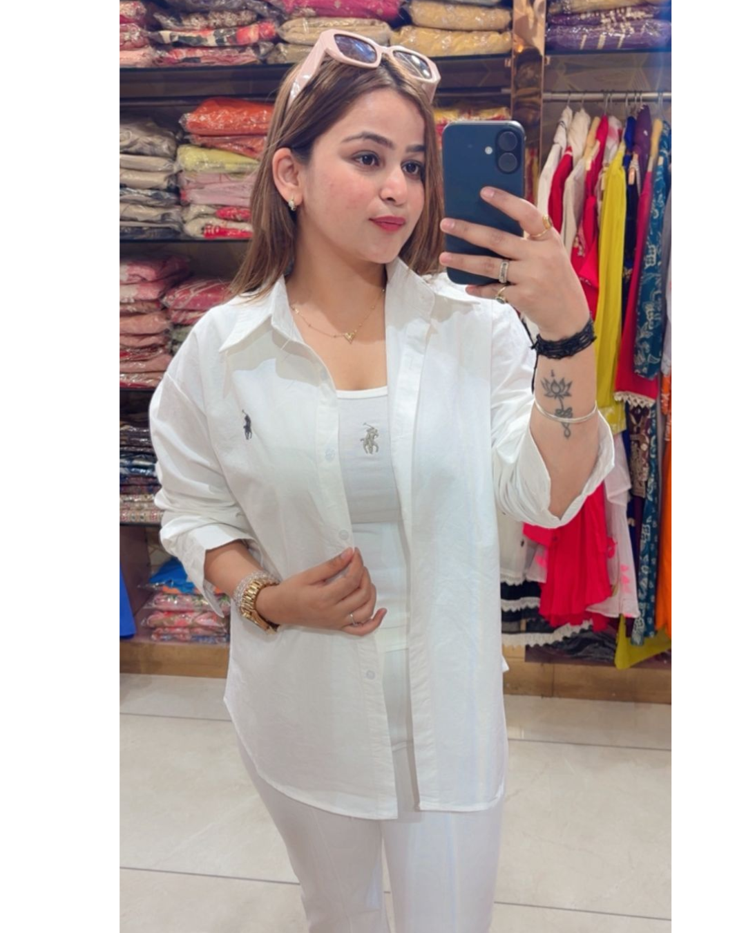 "TIRA"-SHIRT WITH INNER