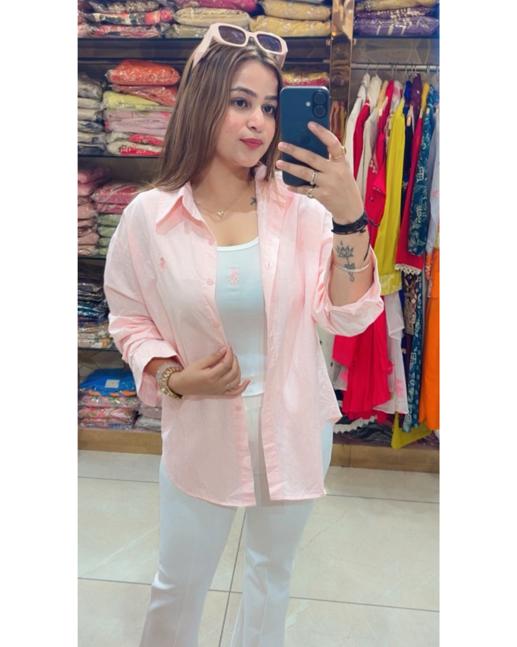"TIRA"-SHIRT WITH INNER