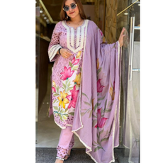 "MADHU"-HANDPAINT SUIT