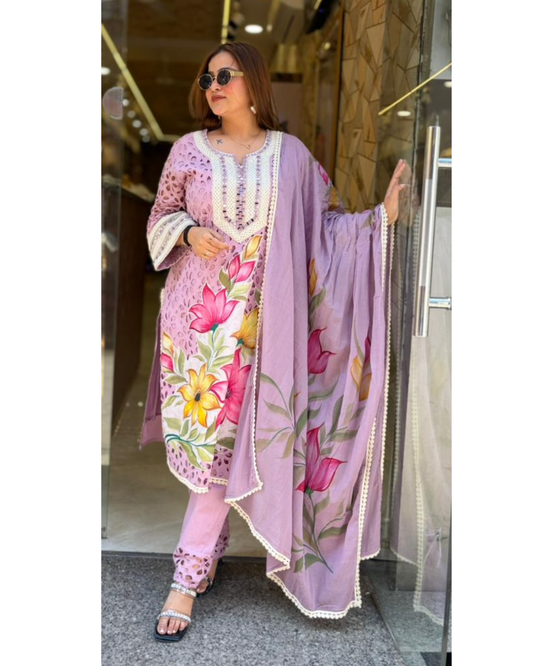 "MADHU"-HANDPAINT SUIT