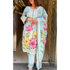 "MADHU"-HANDPAINT SUIT