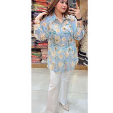 "SILQ"-EMBELISHEED SHIRT