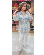 "SILQ"-EMBELISHEED SHIRT