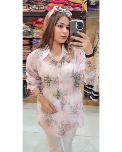 "SILQ"-EMBELISHEED SHIRT