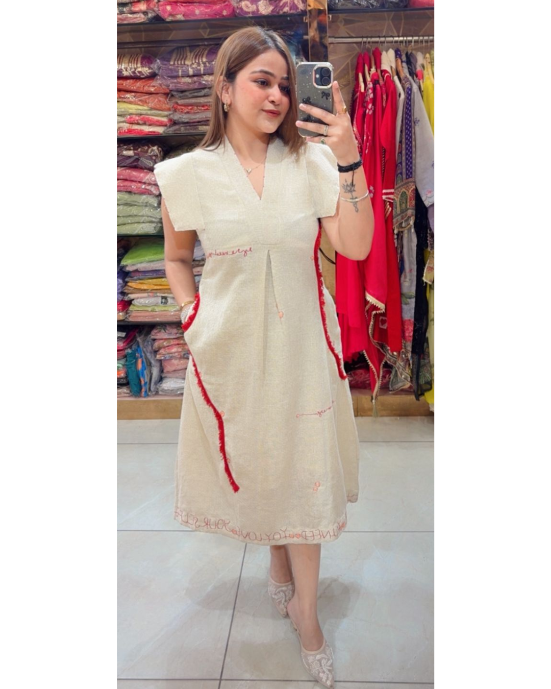 "KISHA"-JUTE DRESS