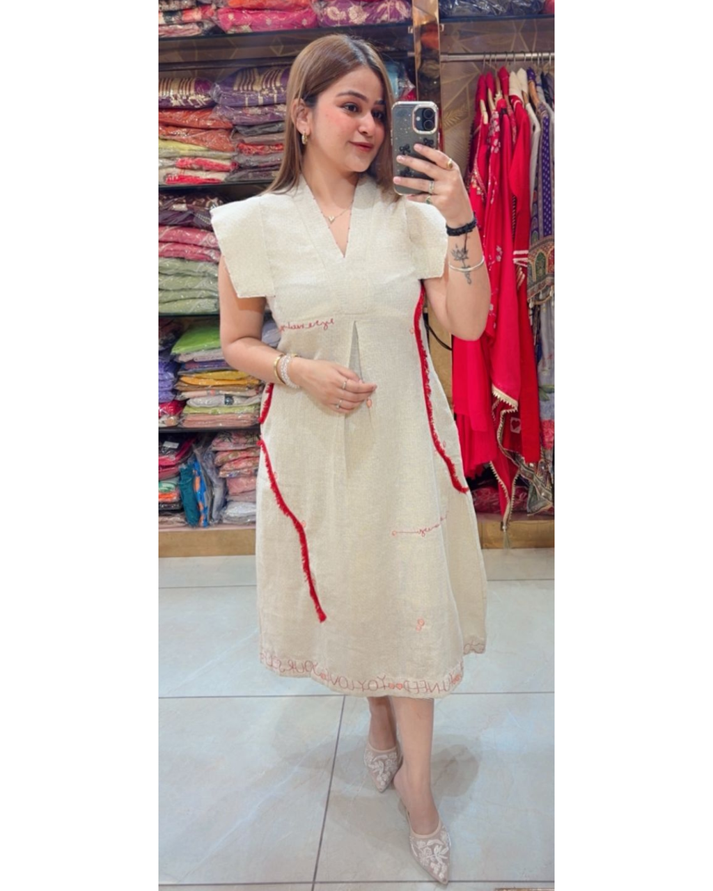 "KISHA"-JUTE DRESS
